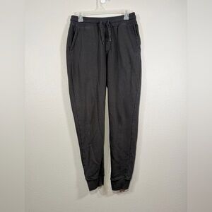 Hurley Jogger Sweatpants Drawstring Waist Pockets Unisex Charcoal Gray Women S